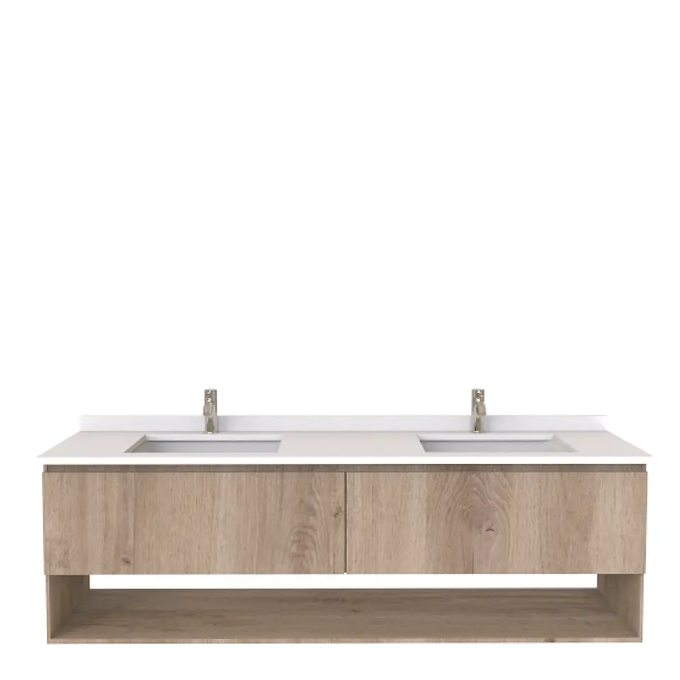 Mueble vanitorio Doble Aéreo  de 150 cm /  M9-1538 -DA / jerez 1