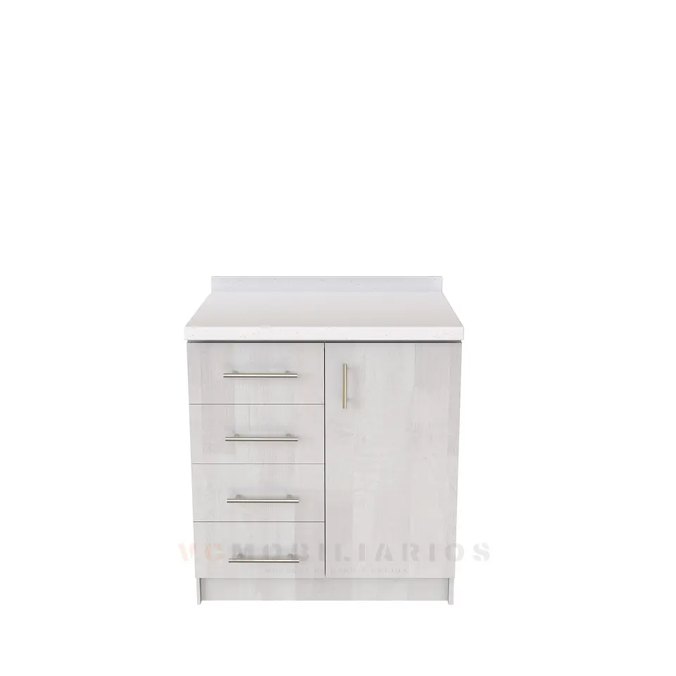 Mueble meson con cubierta de cuarzo de 80 cm / M1-820 / Legno 1