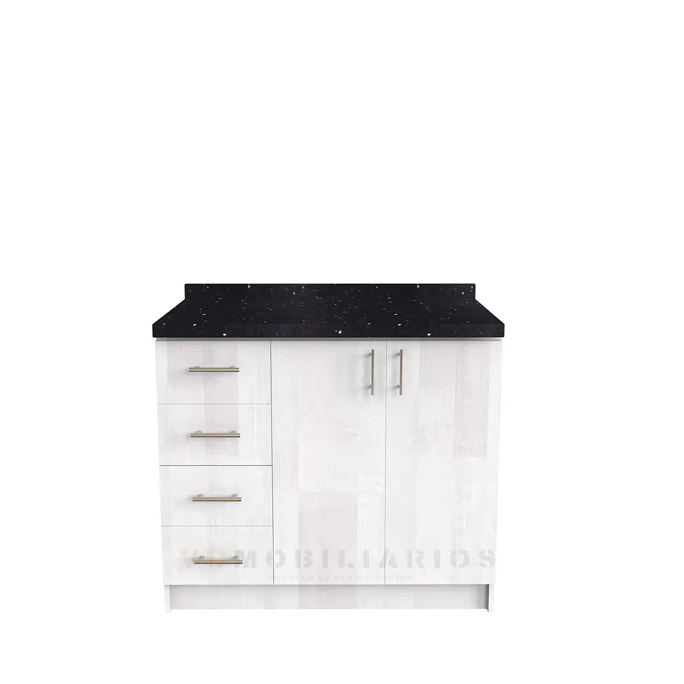 Mueble meson con cubierta de cuarzo de 100 cm / M1-1050 / Legno 1