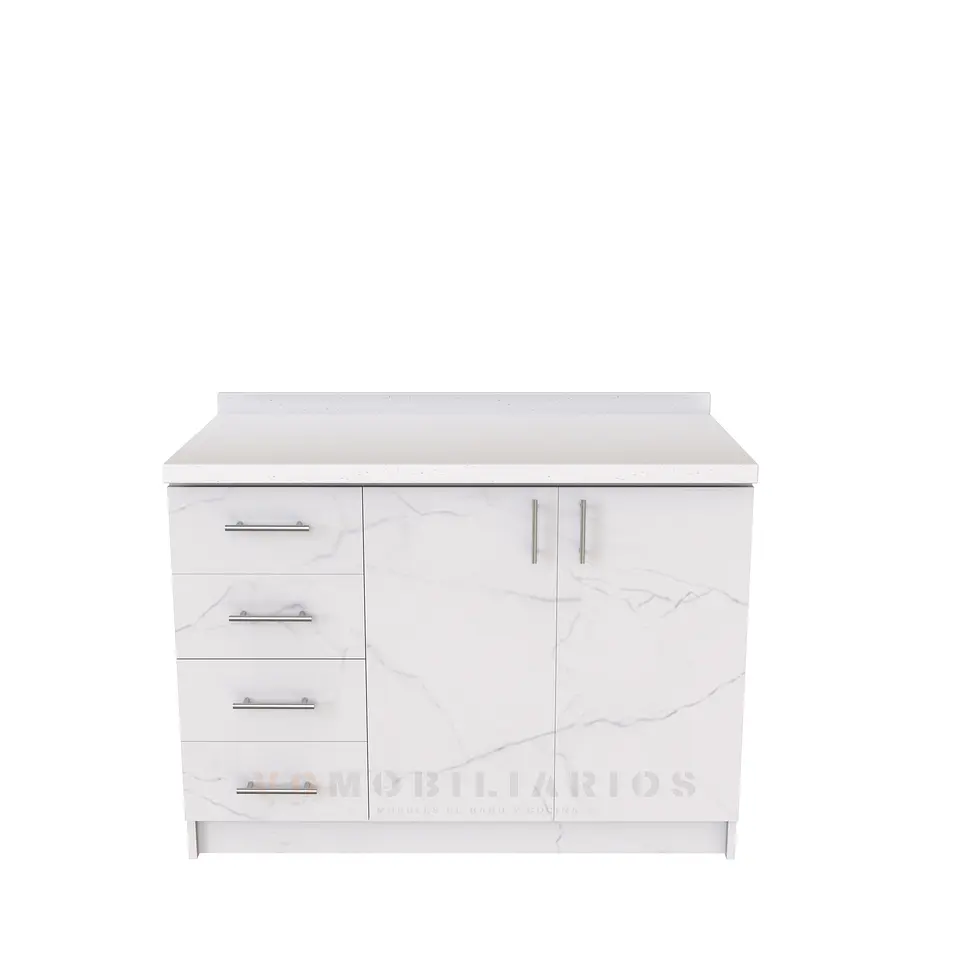 Mueble meson con cubierta de cuarzo de 120 cm / M1-1220 / Marmara 1