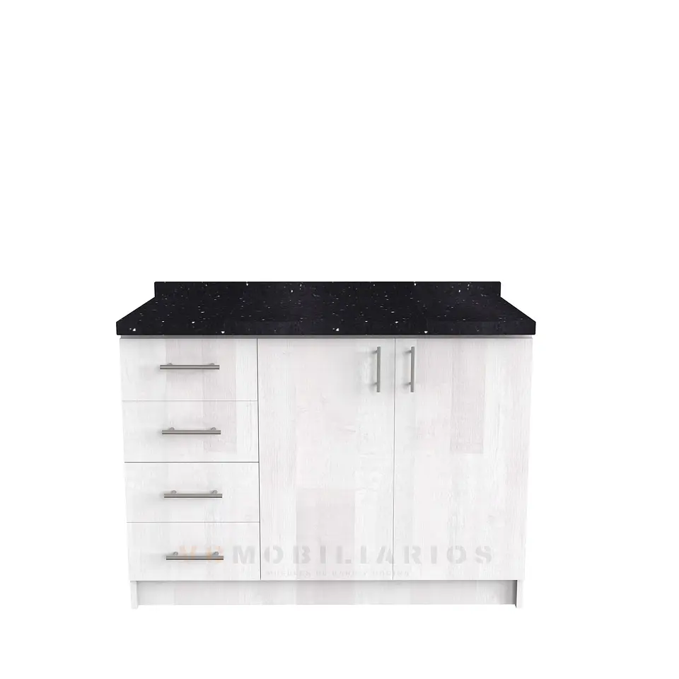 Mueble meson con cubierta de cuarzo de 120 cm / M1-1250 / Legno 1
