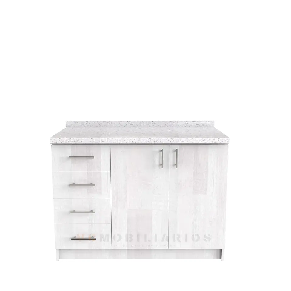Mueble meson con cubierta de cuarzo de 130 cm / M1-1340 / Legno 1