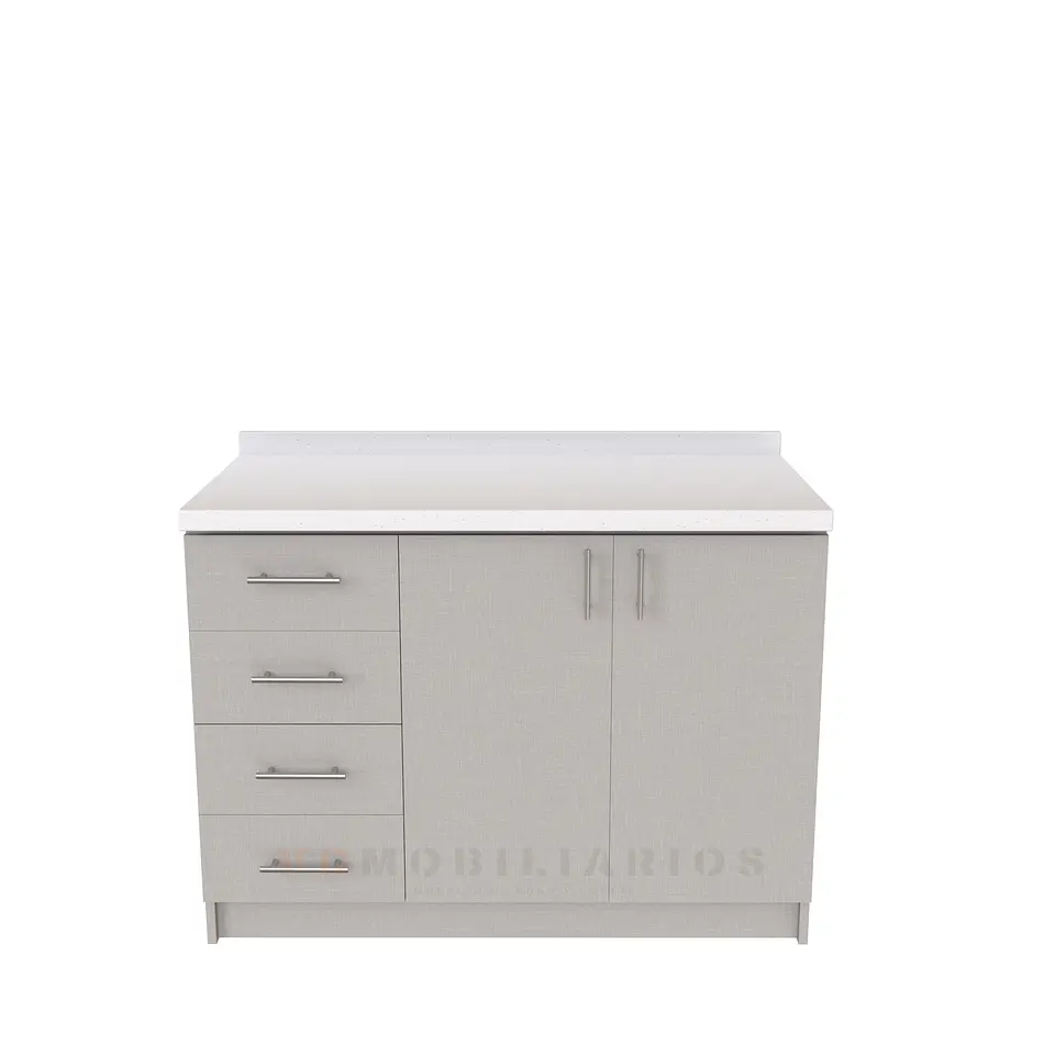 Mueble meson con cubierta de cuarzo de 130 cm / M1-1320 / Giorno 1