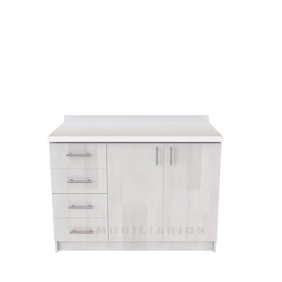 Mueble meson con cubierta de cuarzo de 130 cm / M1-1320 / Legno 1