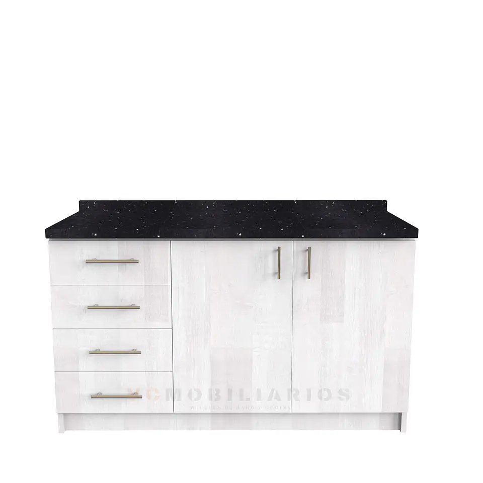 Mueble meson con cubierta de cuarzo de 140 cm / M1-1450 / Legno 1