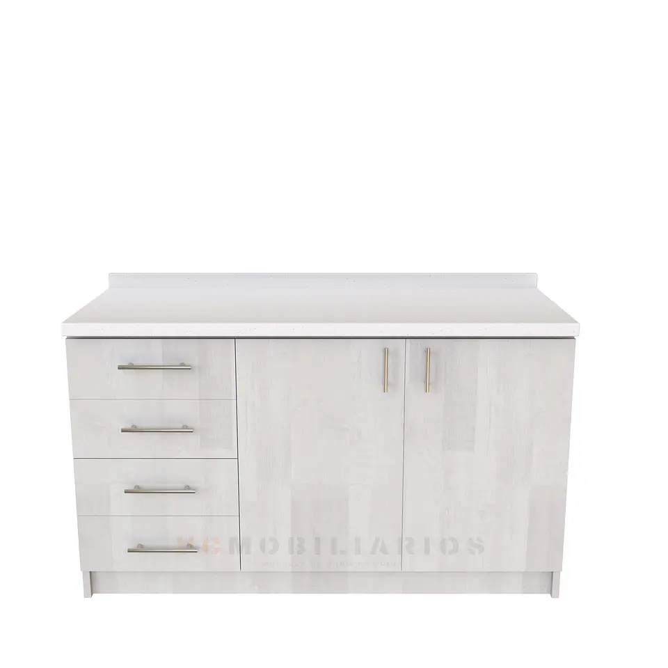 Mueble meson con cubierta de cuarzo de 150 cm / M1-1520 / Legno 1