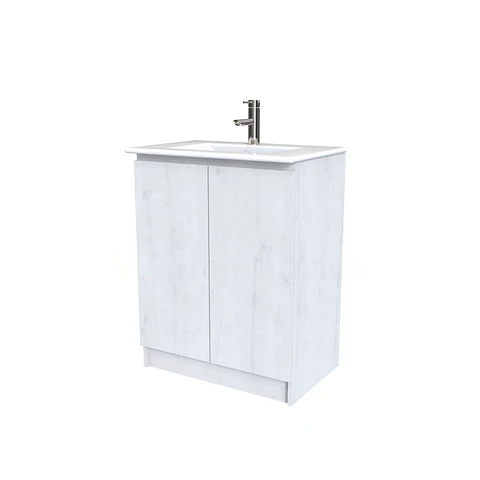 Mueble vanitorio al piso  de 60  cm con cubierta de loza M0-601  / Alaska