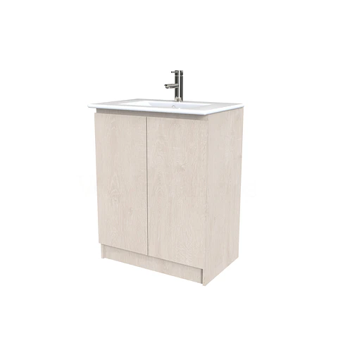Mueble vanitorio al piso  de 60  cm con cubierta de loza M0-601  / Provenzal