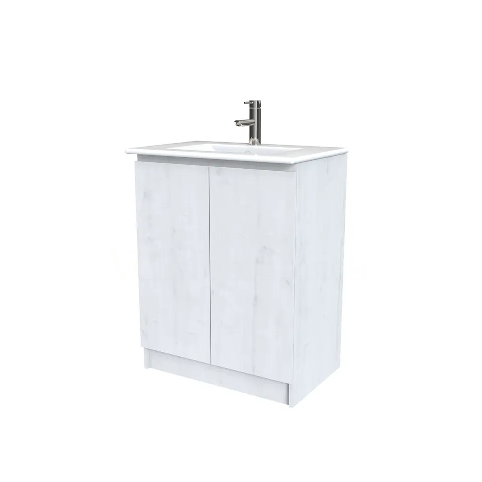 Mueble vanitorio al piso  de 50  cm con cubierta de loza M0-501  / Alaska 1