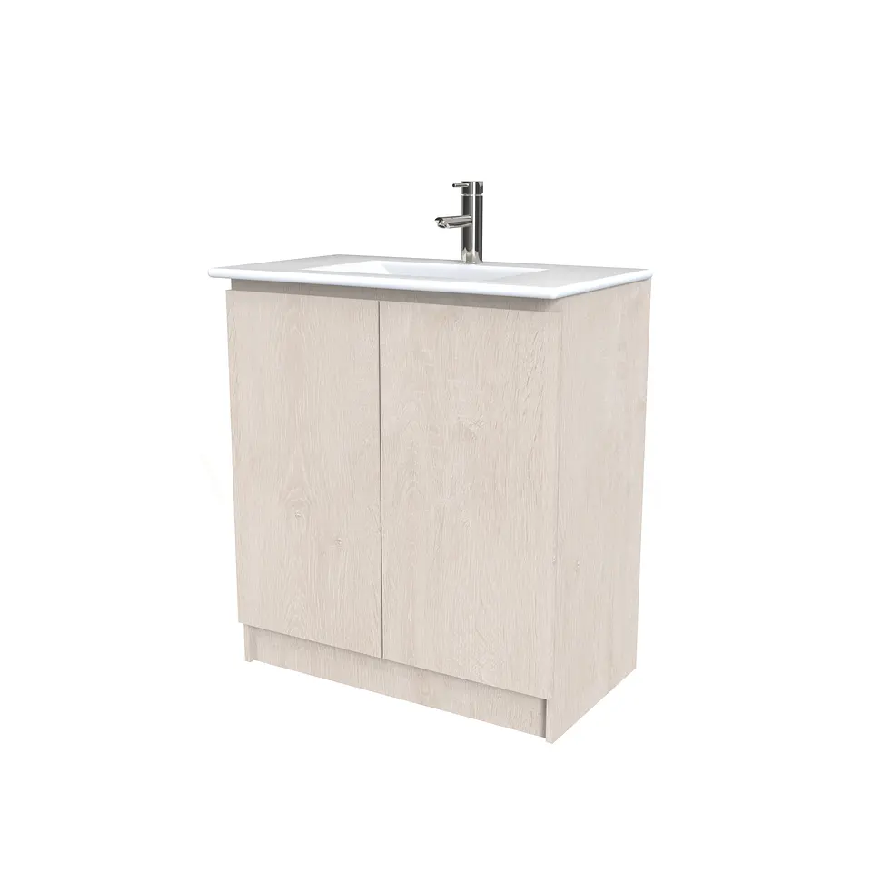 Mueble vanitorio al piso  de 70  cm con cubierta de loza M0-701  / Provenzal 1