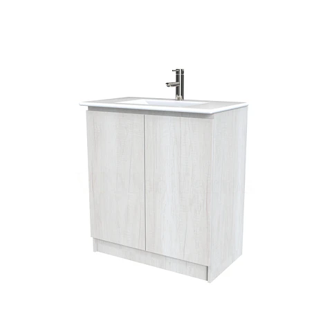 Mueble vanitorio al piso  de 80  cm con cubierta de loza M0-801  / Toscana