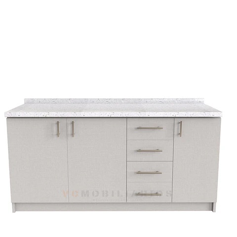 Mueble meson con cubierta de cuarzo de 170 cm / M1-1740 / Giorno