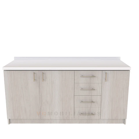 Mueble tipo mesón de 180 cm / M1-1820-MS  / Toscana