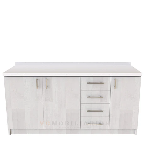 Mueble tipo mesón de 180 cm / M1-1820-MS  / Legno