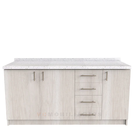Mueble tipo mesón de 180 cm / M1-1840-MS  / Toscana