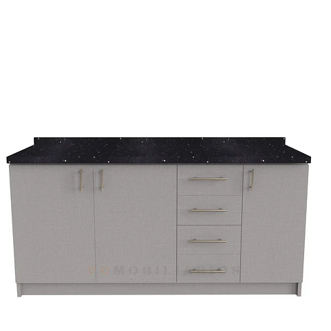 Mueble tipo mesón de 180 cm / M1-1850-MS  / Notte