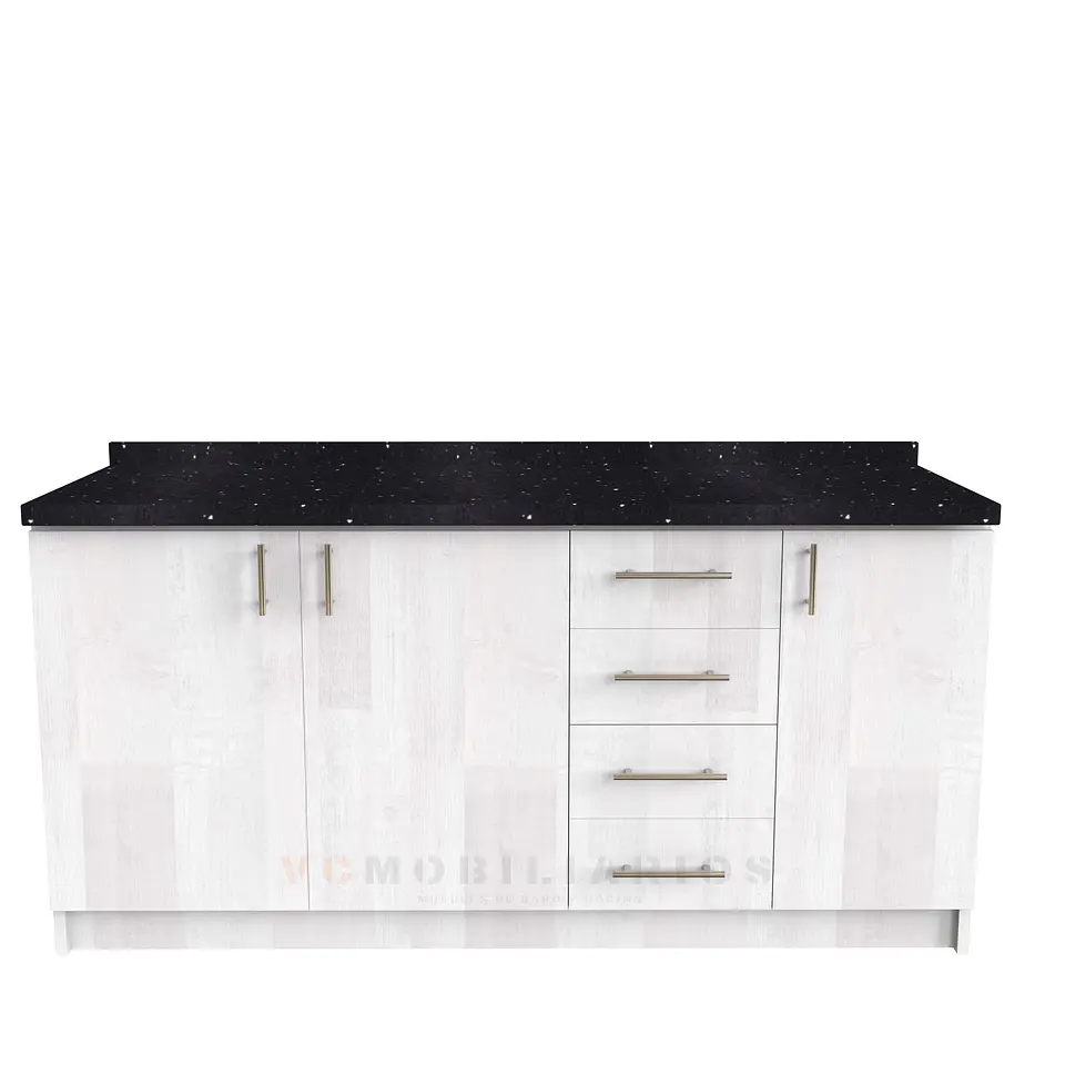 Mueble tipo mesón de 180 cm / M1-1850-MS  / Legno 1