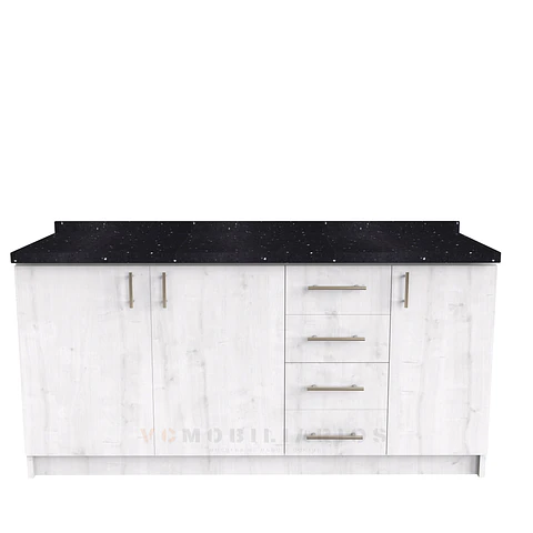 Mueble tipo mesón de 180 cm / M1-1850-MS  / Alaska