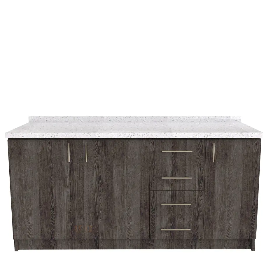 Mueble meson con cubierta de cuarzo de 190 cm / M1-1940 / Expresso 1