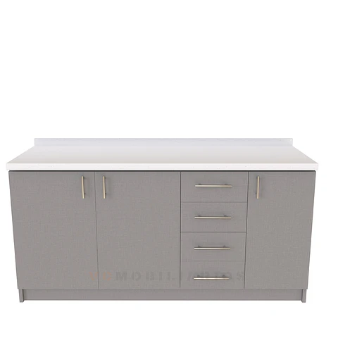 Mueble meson con cubierta de cuarzo de 190 cm / M1-1920 / Notte