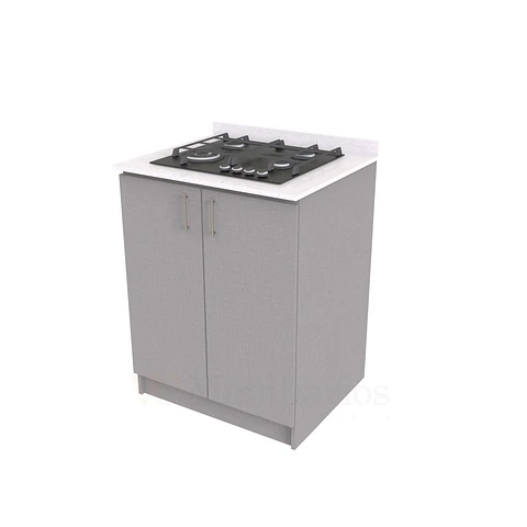 Mueble meson con cubierta de cuarzo de 70 cm / ME1-730 / Notte