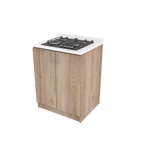 Mueble meson con cubierta de cuarzo de 70 cm / ME1-730 / Cava