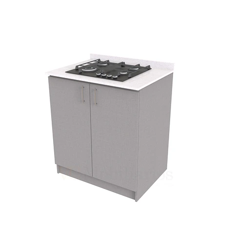 Mueble meson con cubierta de cuarzo de 80 cm / ME1-830 / Notte