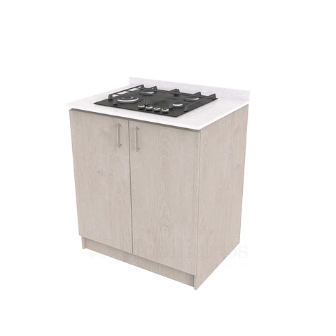 Mueble meson con cubierta de cuarzo de 80 cm / ME1-830 / Provenzal