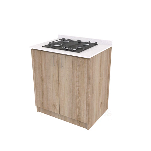 Mueble meson con cubierta de cuarzo de 80 cm / ME1-830 / Cava