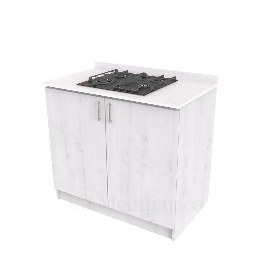 Mueble meson con cubierta de cuarzo de 100 cm / ME1-1030 / Alaska 1