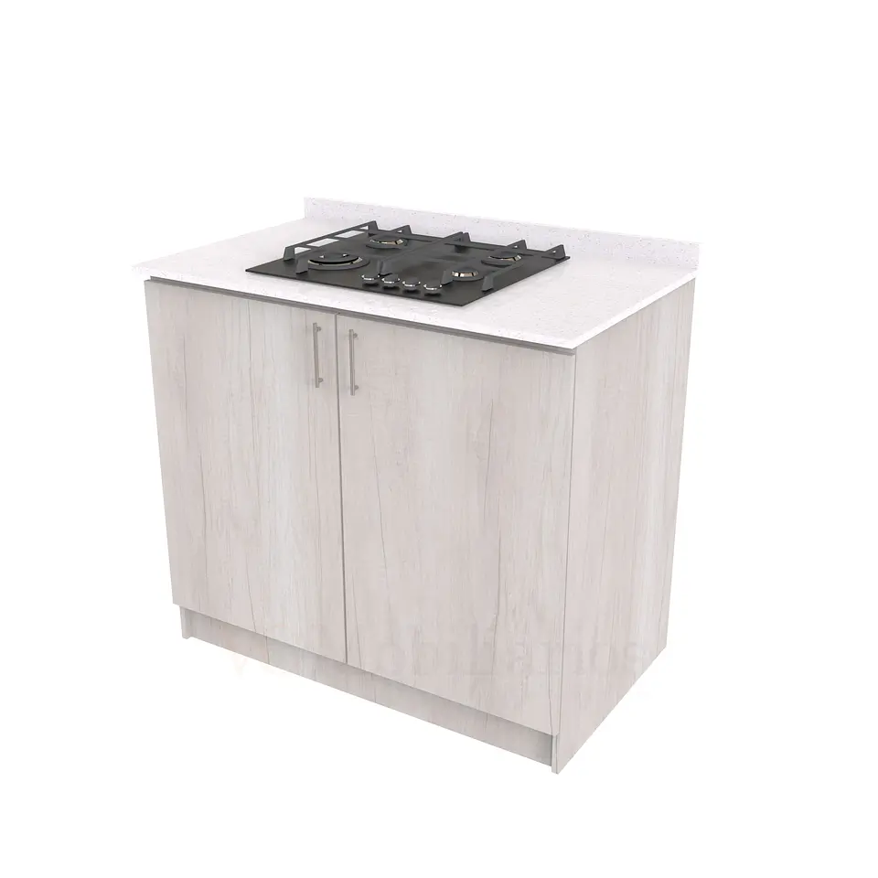Mueble meson con cubierta de cuarzo de 100 cm / ME1-1030 / Toscana 1