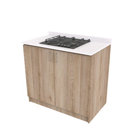 Mueble meson con cubierta de cuarzo de 100 cm / ME1-1030 / Cava