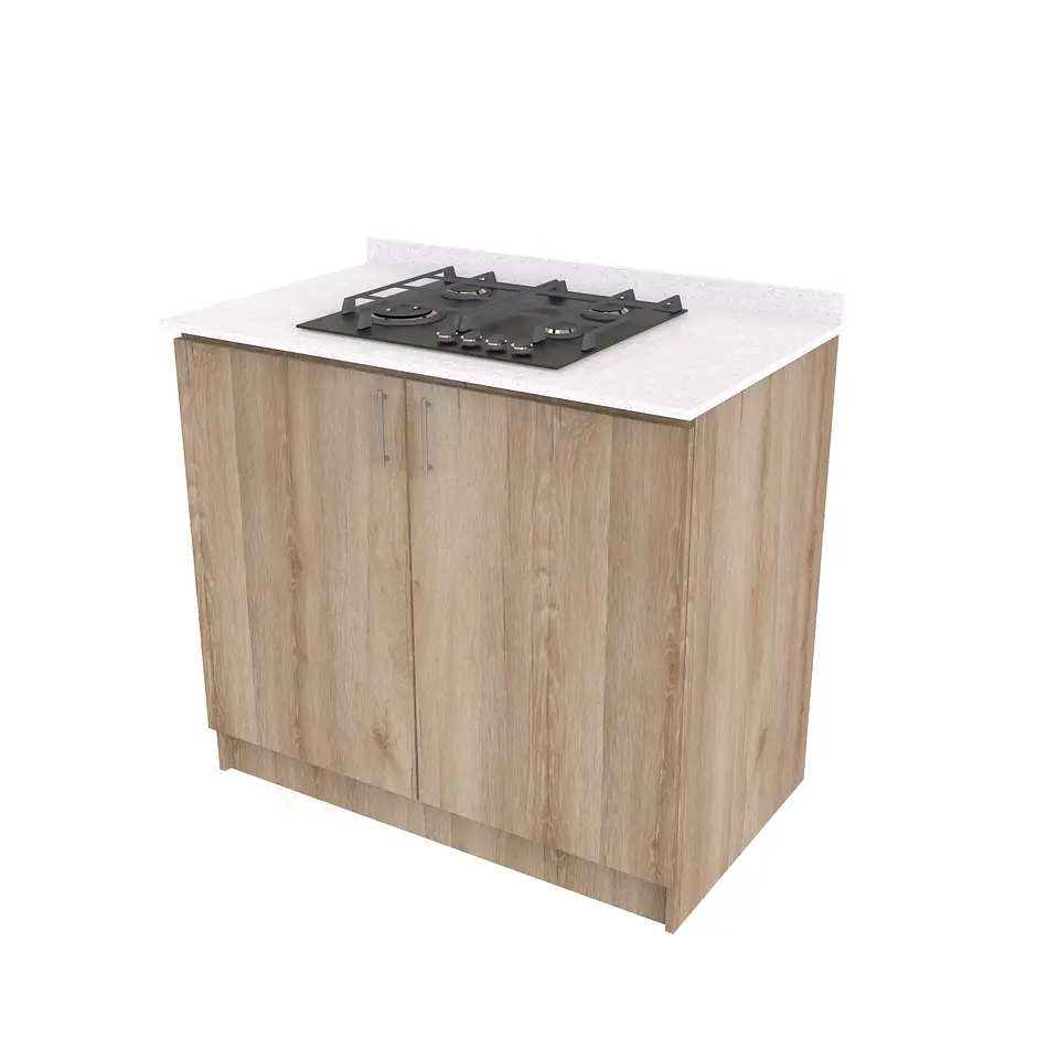 Mueble meson con cubierta de cuarzo de 100 cm / ME1-1030 / Cava 1
