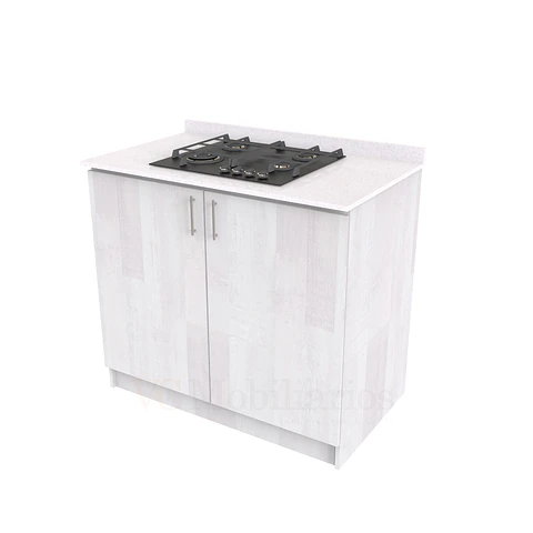Mueble meson con cubierta de cuarzo de 100 cm / ME1-1030 / Legno