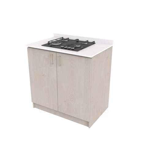 Mueble meson con cubierta de cuarzo de 90 cm / ME1-930 / Provenzal