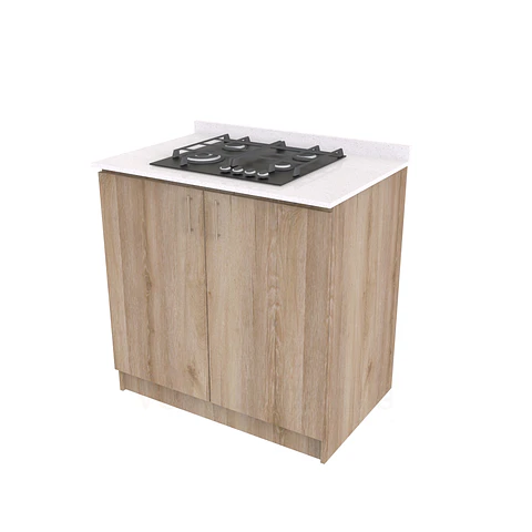 Mueble meson con cubierta de cuarzo de 90 cm / ME1-930 / Cava