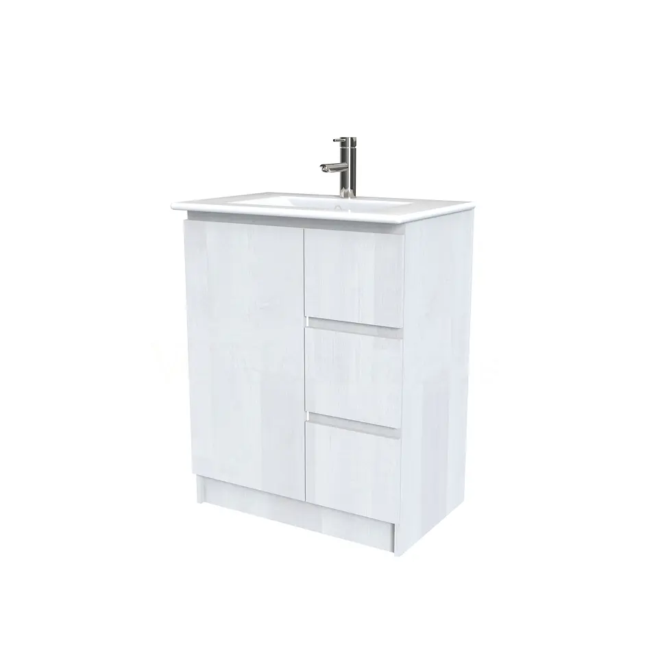 Mueble vanitorio al piso  de 60  cm con cubierta de loza M2-601  / Legno 1