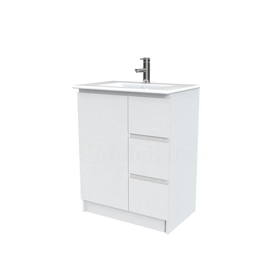 Mueble vanitorio al piso  de 60  cm con cubierta de loza M2-601  / Giorno 1