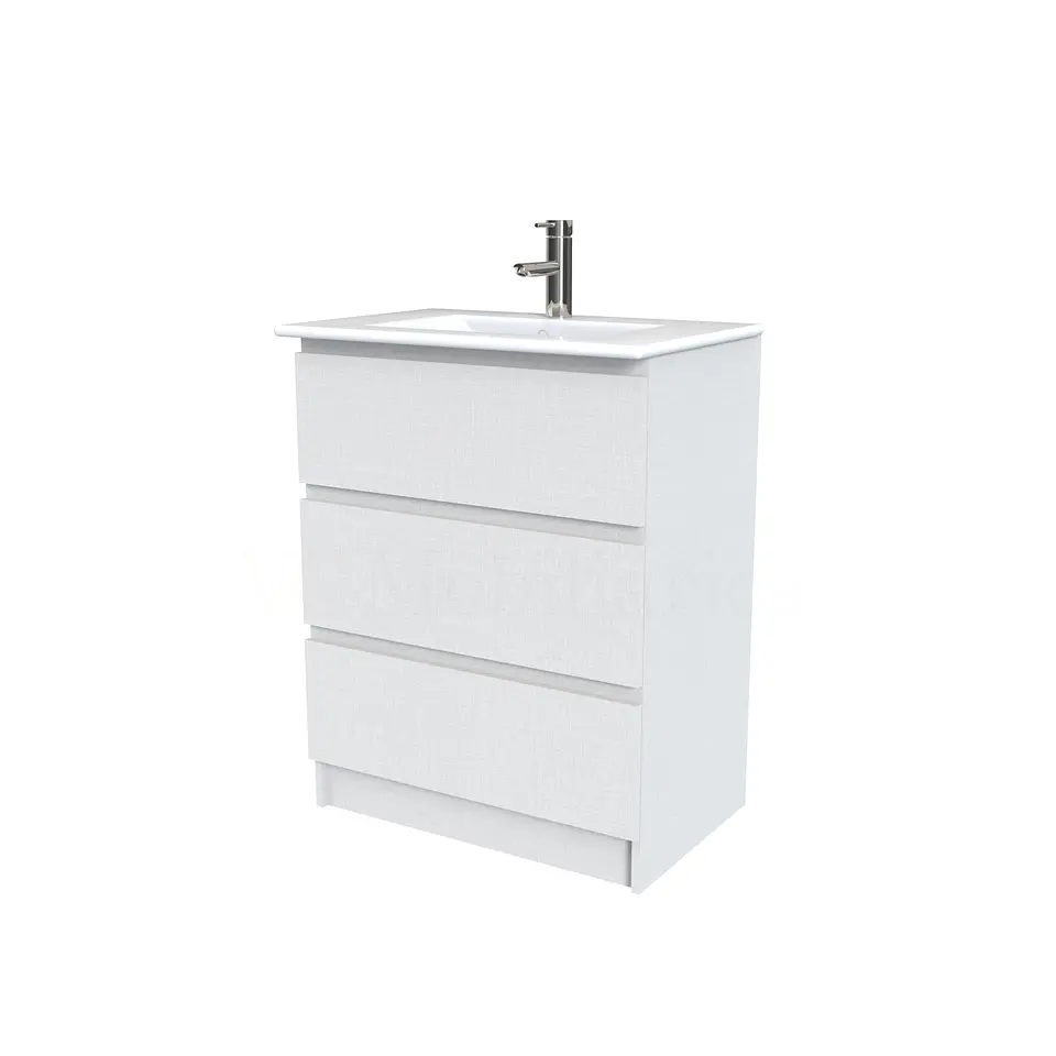 Mueble vanitorio al piso  de 60  cm con cubierta de loza M3-601  / Giorno 1