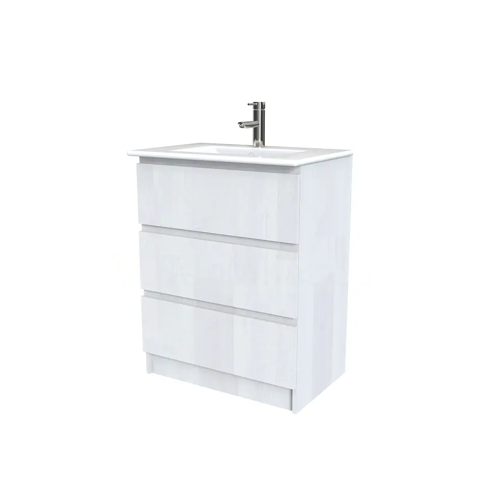 Mueble vanitorio al piso  de 60  cm con cubierta de loza M3-601  / Legno 1