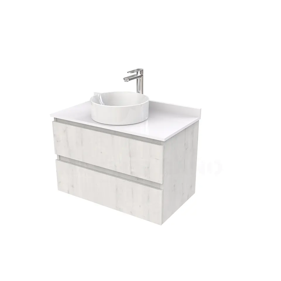 Mueble Vanitorio  para lavamanos sobreponer simple de 80 cm M2-830-SPA / Alaska 1