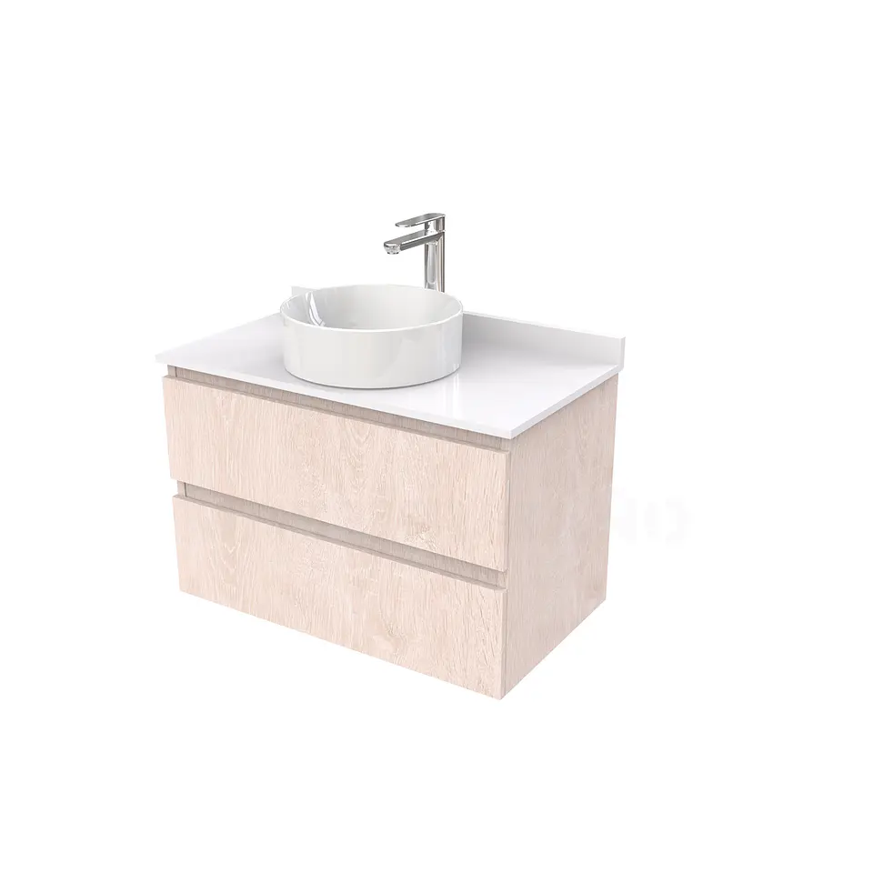 Mueble Vanitorio  para lavamanos sobreponer simple de 80 cm M2-830-SPA / provenzal 1