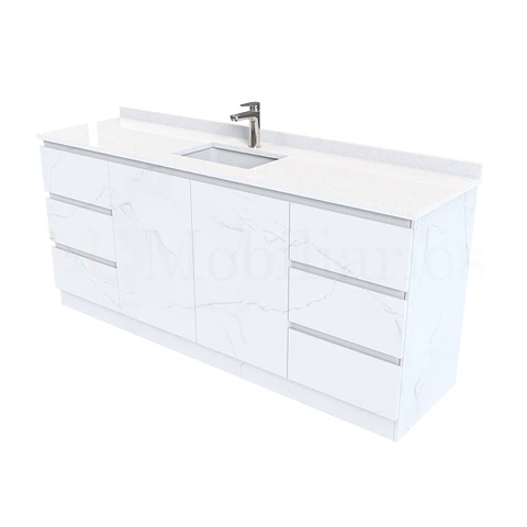 Mueble vanitorio simple al piso de 160 cm / M2-1638 / Marmara