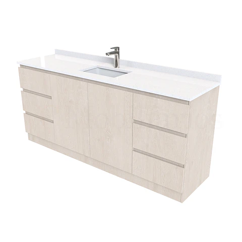 Mueble vanitorio simple al piso de 160 cm / M2-1638 / Provenzal