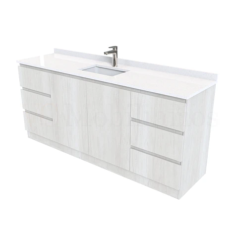 Mueble vanitorio simple al piso de 160 cm / M2-1638 / Toscana