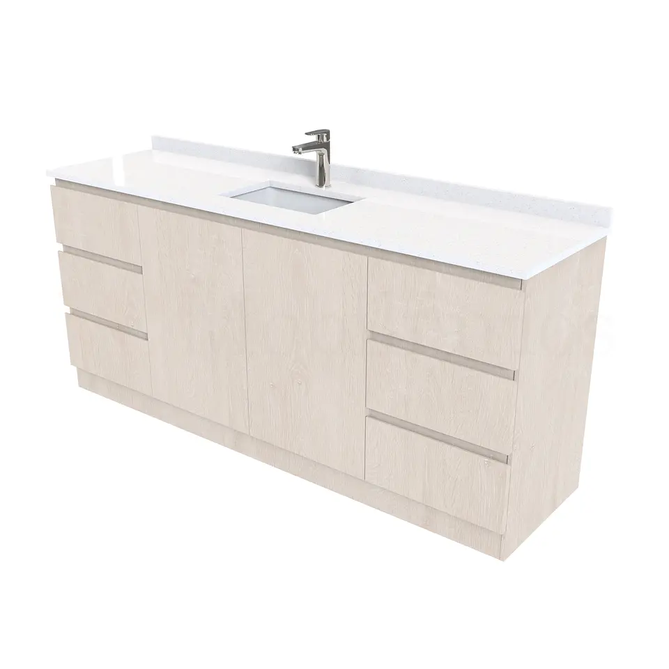 Mueble vanitorio simple al piso de 170 cm / M2-1738 / Provenzal 1