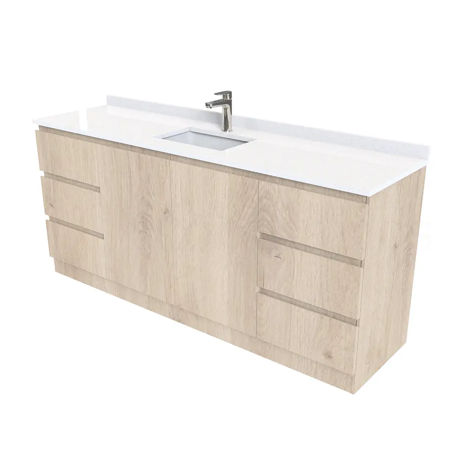 Mueble vanitorio simple al piso de 180 cm / M2-1838 / Jerez 1