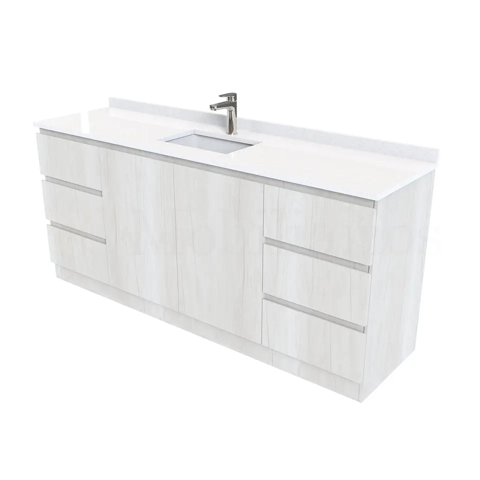 Mueble vanitorio simple al piso de 180 cm / M2-1838 / Toscana 1