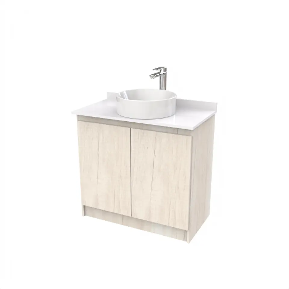 Mueble Vanitorio  al piso para lavamanos sobreponer simple de 80 cm M0-830-SPA / Color A elegir (mueble) 1