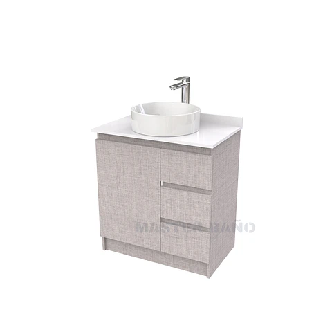 Mueble Vanitorio al piso para lavamanos sobreponer simple de 60 cm M2-630-SPA / Notte